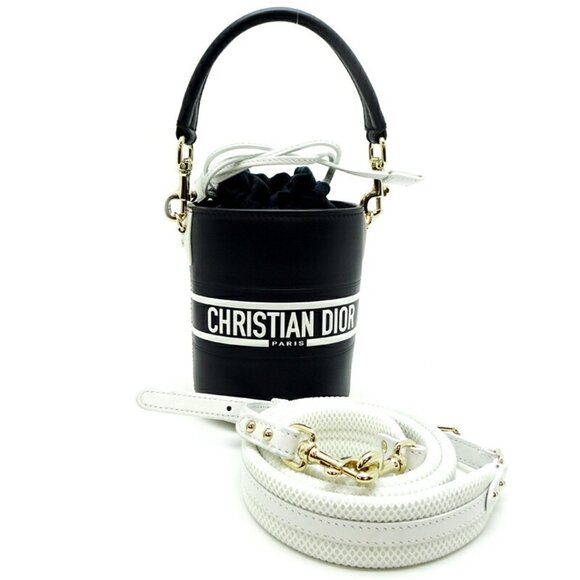 Dior Handbags - CHRISTIAN DIOR White Leather Shoulder Bag